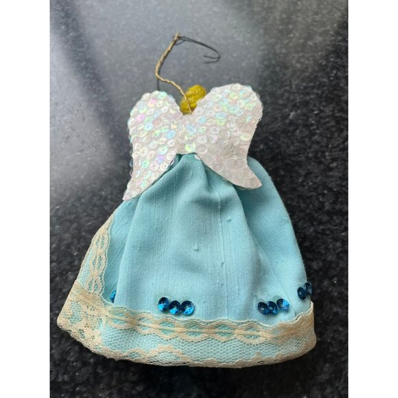 Vtg 1970's Detroit Artist Mary Ewald Christmas Ornament Angel Clothespin Doll - Picture 6 of 9